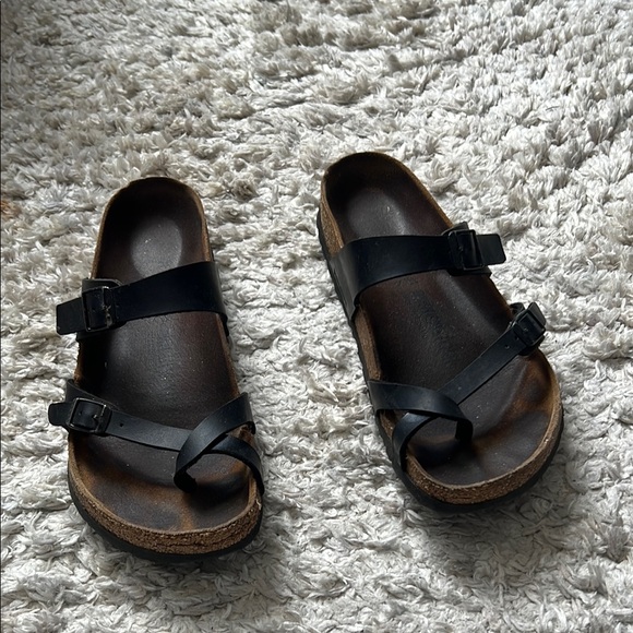 Birkenstock Mayari Black Double Strap Sandals EU 41 - Picture 2 of 7